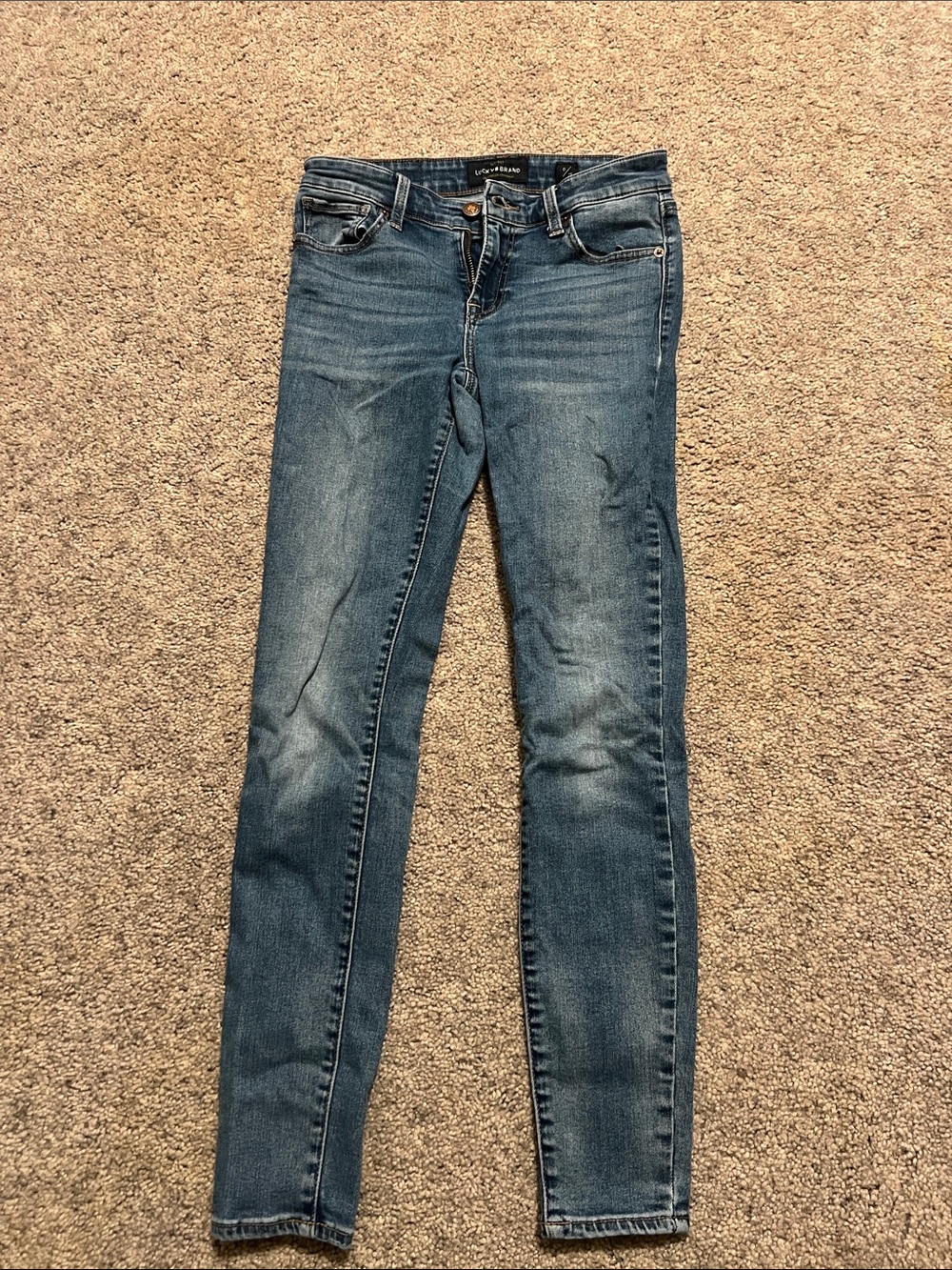 Lucky Brand Medium Wash Skinny Jeans